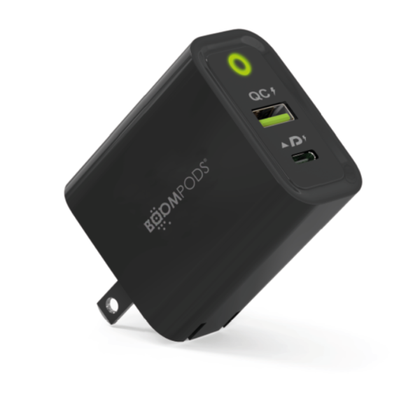 Powerboom 30W Super Fast Wall Charger PD Dual Port USB-C